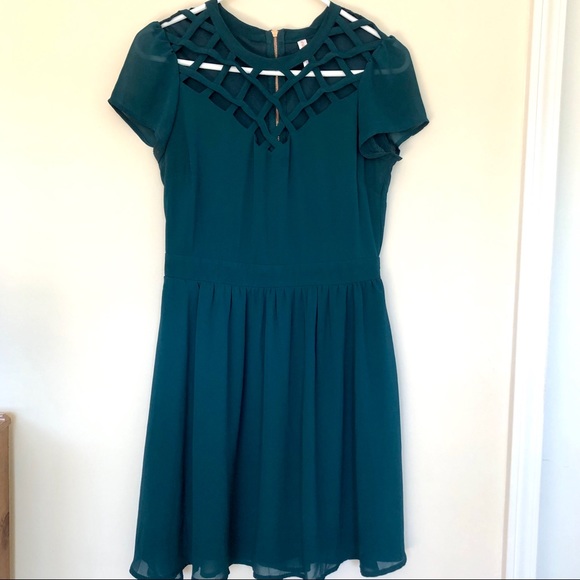 Xhilaration Teal Dress - Picture 1 of 3